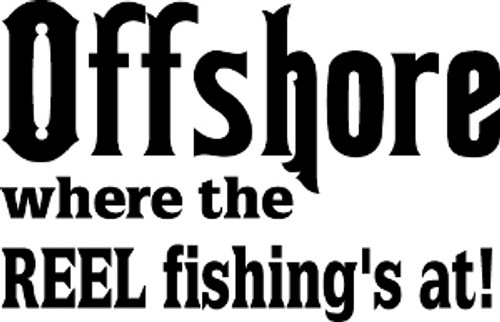 Offshore Fishing Decal