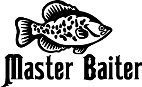 Master Baiter Fishing Decal