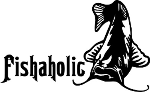 Fishaholic Decal