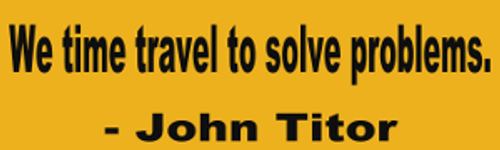 John Titor Problems Bumper Sticker