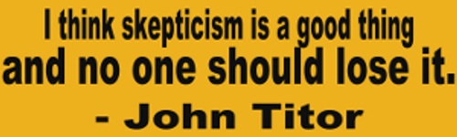 John Titor Skeptic Bumper Sticker