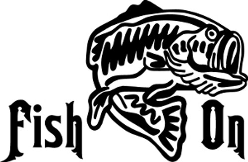 Fish On Decal #4