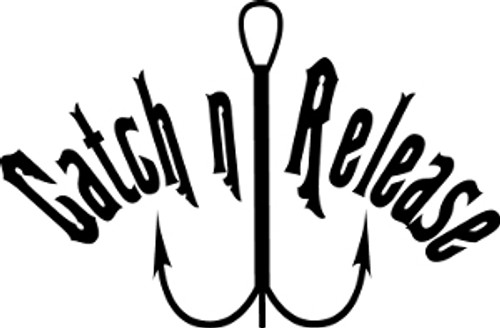 Catch N Release Fishing Decal #6