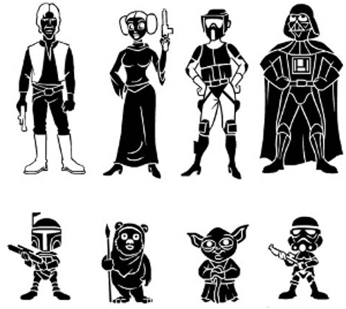 Star Wars Family Decal