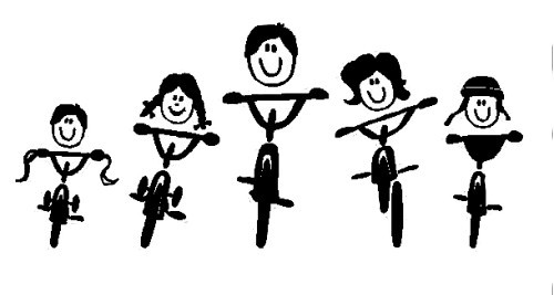 Biking Family Decal