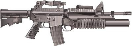M4 Carbine With 40mm Grenade Launcher (Color)