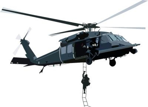 MH-60G Pave Hawk Ladder Extraction (Color)