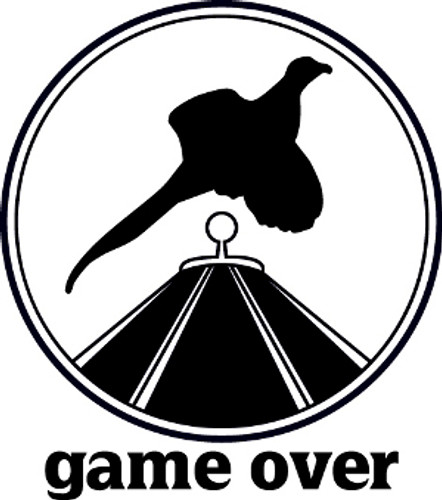 Game Over Pheasant Hunting Decal #1