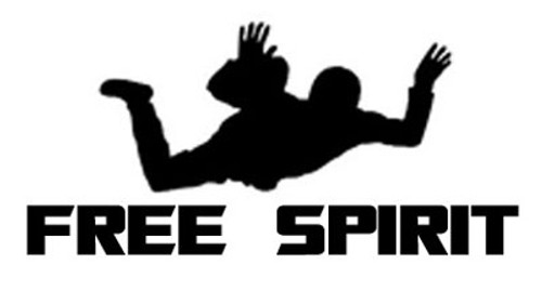 Free Spirit Sky Diver Decal