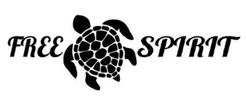 Free Spirit Sea Turtle Decal