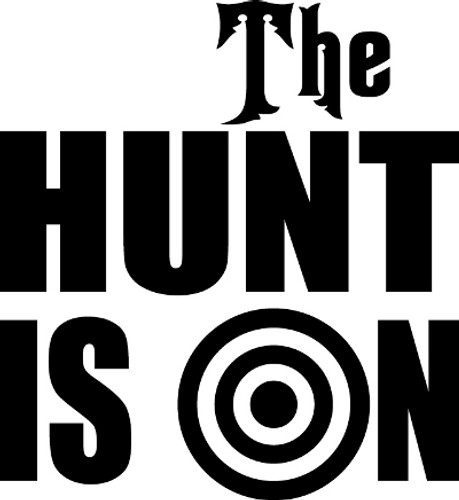 The Hunt Is On Decal