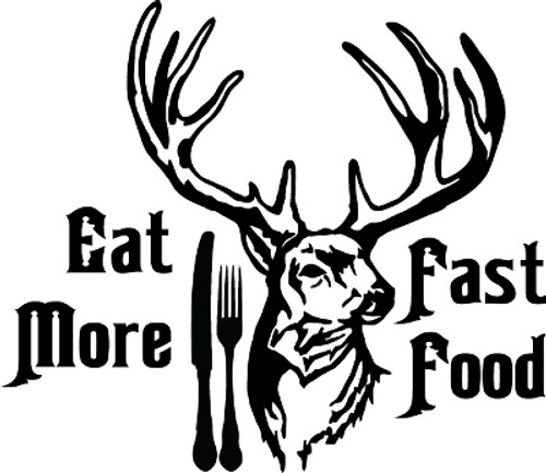 Eat More Fast Food Decal