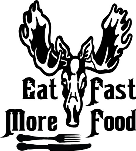 Eat More Fast Food Decal