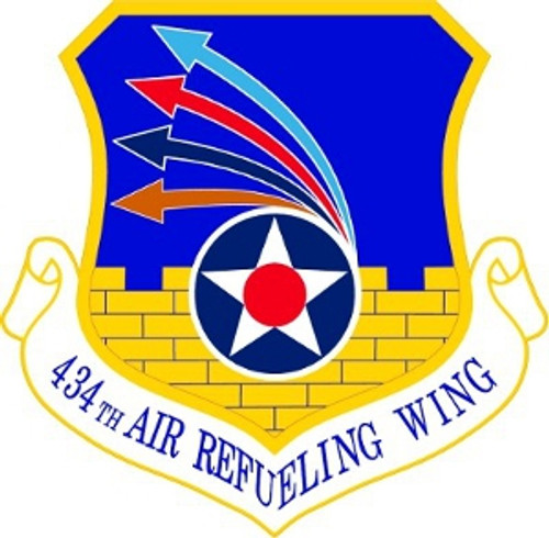 USAF Air Force 434th Air Refueling Wing Shield Decal