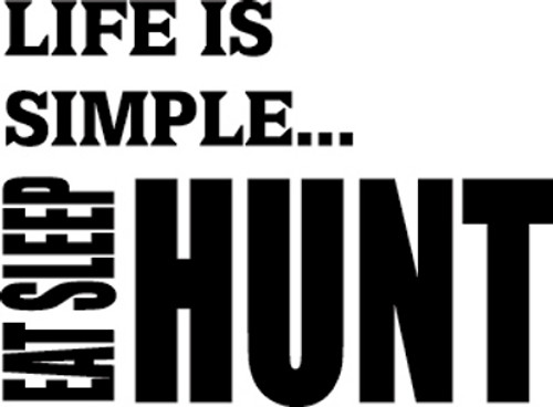 Life Is Simple... Decal