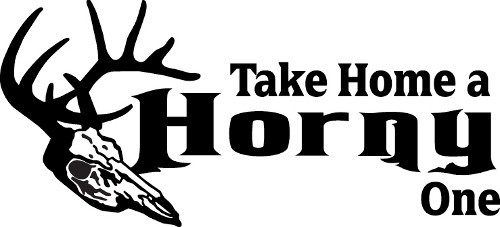 Take Home A Horny One Decal