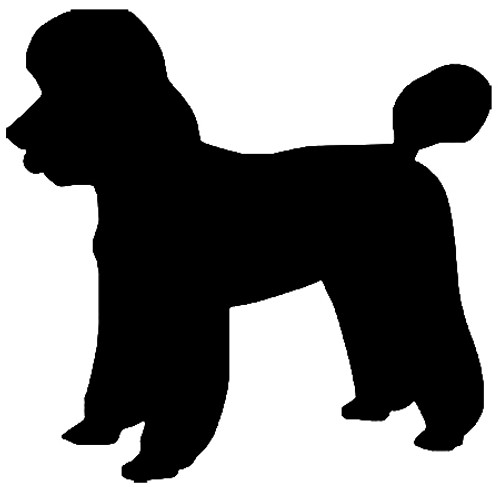 Poodle Decal #2