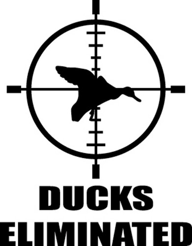 Ducks Eliminated Decal