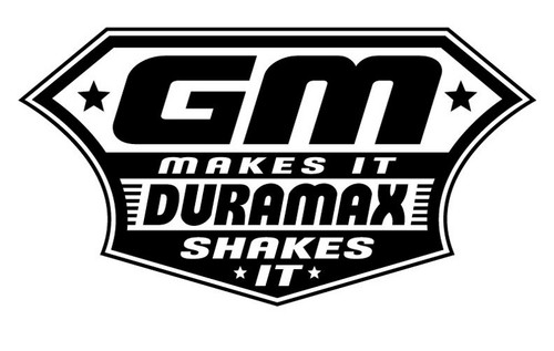 Duramax Shakes It GM Makes It Decal