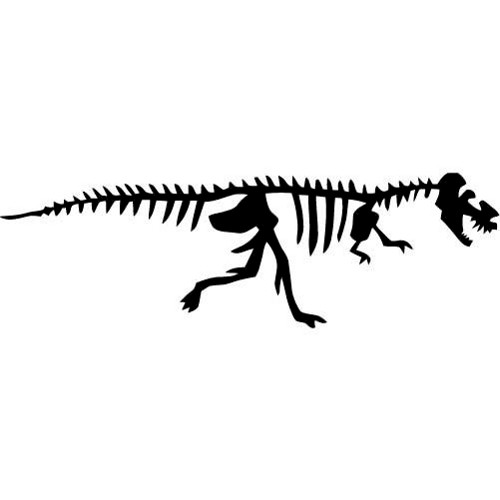 T-Rex Dinosaur Fossil Decal