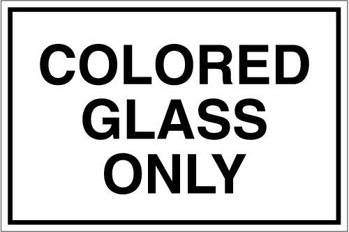 Colored Glass Only