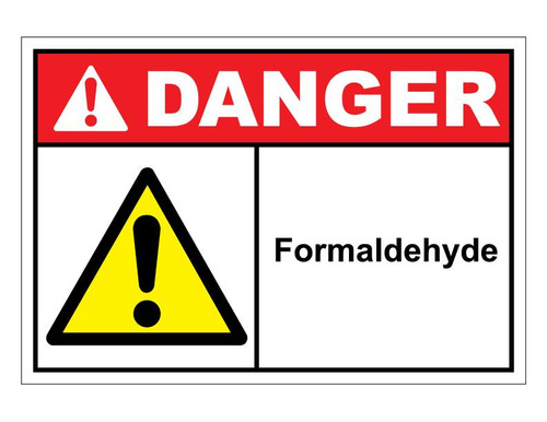 ANSI Danger Formaldehyde
