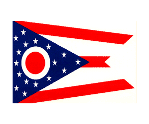 Ohio State Flag Decal