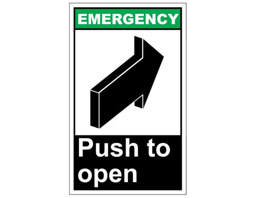 ANSI Emergency Push To Open