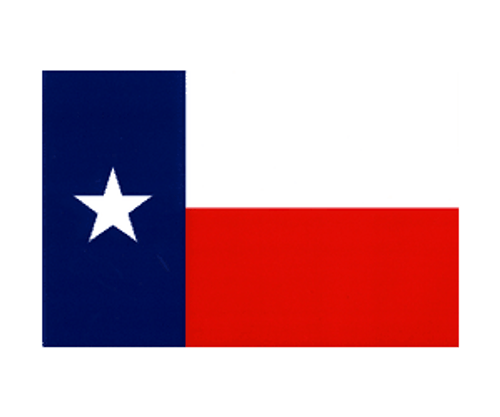 Texas Flag Decal