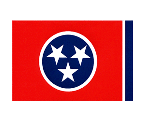 Tennessee State Flag Decal