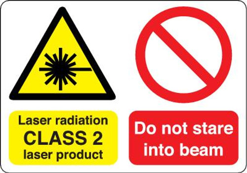 Laser Radiation Class 2 Laser Product Do Not Stare Into Beam