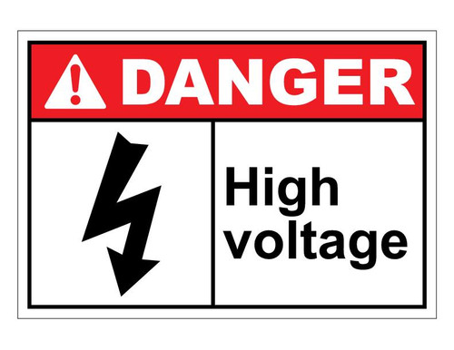 ANSI Danger High Voltage