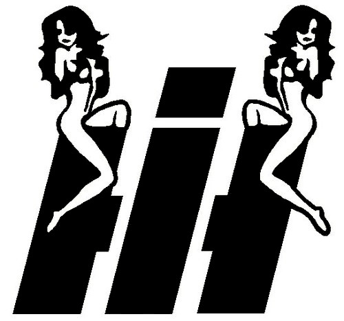 International Harvester Sexy Girls Decal