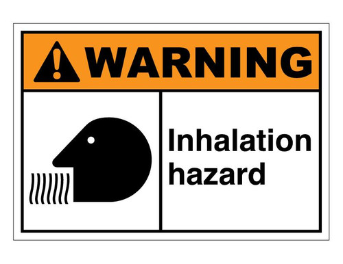 ANSI Warning Inhalation Hazard