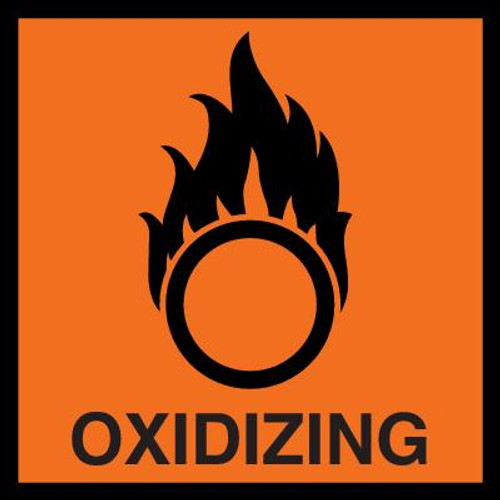 Oxidizing Hazard Label