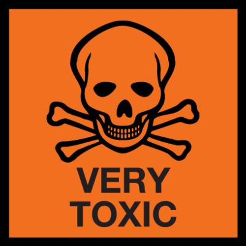 Very Toxic Hazard Label