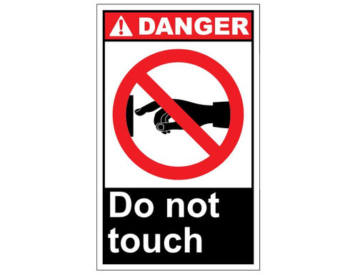 ANSI Danger Do Not Touch