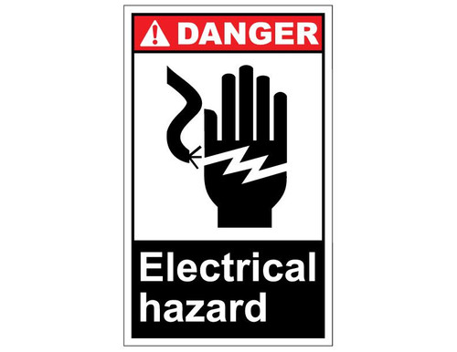 ANSI Danger Electrical Hazard