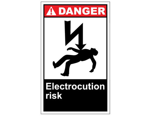 ANSI Danger Electrocution Risk