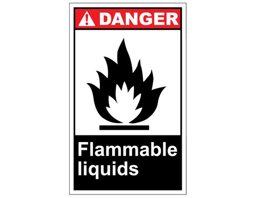 ANSI Danger Flammable Liquids