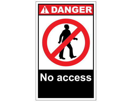 ANSI Danger No Access