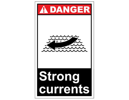 ANSI Danger Strong Currents