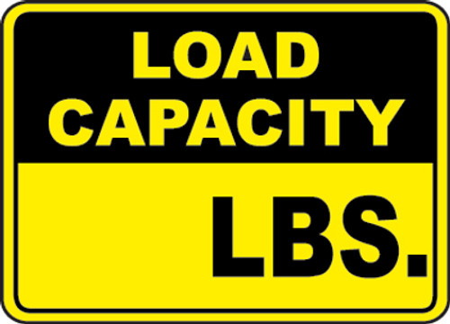 Load Capacity ___ LBS.