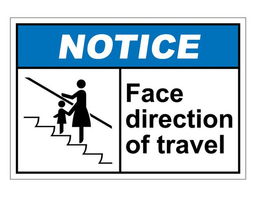 ANSI Notice Face Direction Of Travel