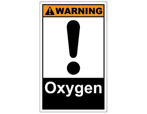 ANSI Warning Oxygen