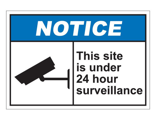 ANSI Notice This Site Is Under 24 Hour Surveillance