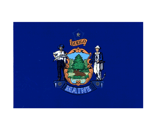 Maine State Flag Decal