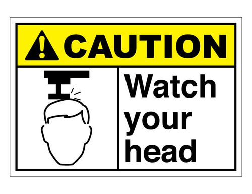 ANSI Caution Watch Your Head