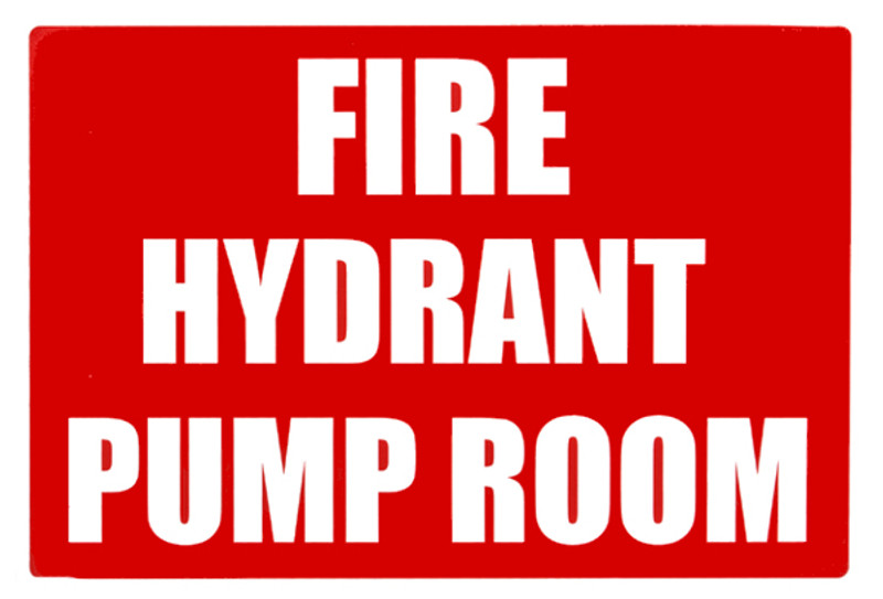 Fire Hydrant Pump Room