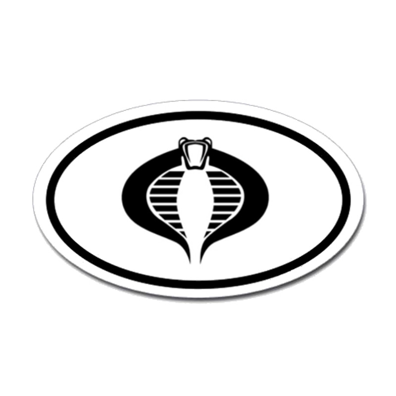 Cobra Oval Sticker (GI Joe)